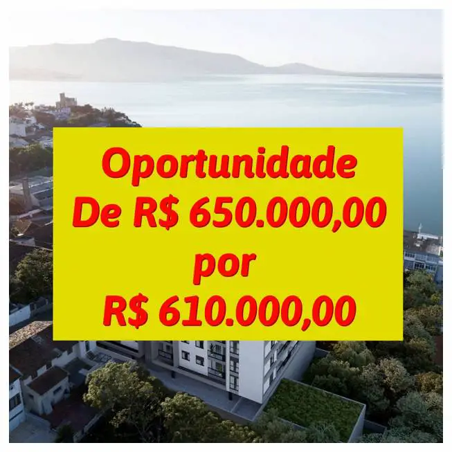 Foto 1 de Apartamento com 2 Quartos à venda, 62m² em Coqueiros, Florianópolis