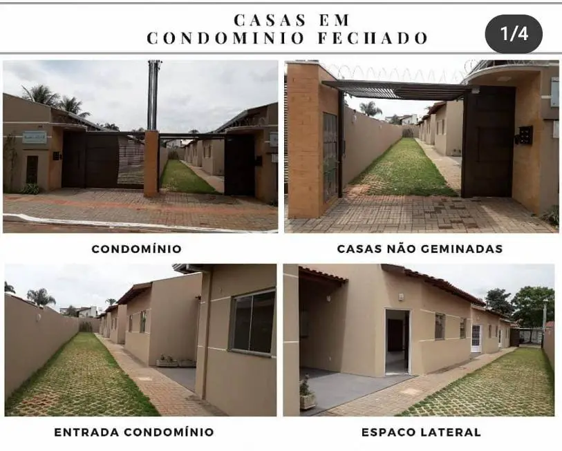 Foto 1 de Casa de Condomínio com 2 Quartos para alugar, 55m² em Centro, Campo Grande