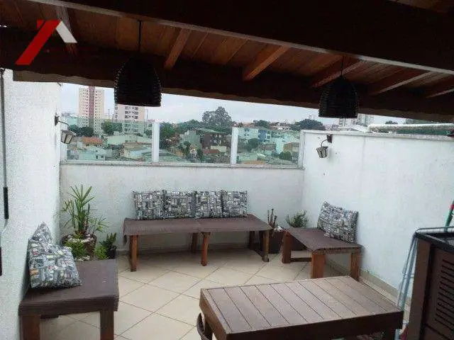 Foto 1 de Cobertura com 2 Quartos à venda, 105m² em Vila Alzira, Santo André