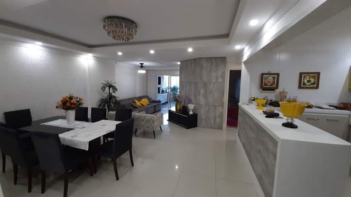 Foto 3 de Apartamento com 4 Quartos para alugar, 155m² em Vila Guilhermina, Praia Grande