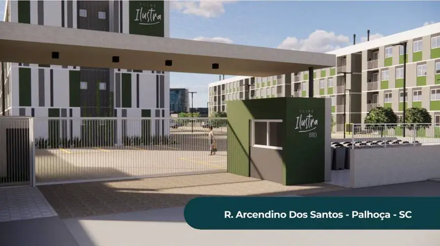 Foto 1 de Apartamento com 11 Quartos à venda, 53m² em São Sebastião, Palhoça