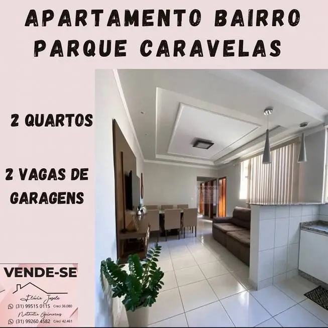 Foto 1 de Apartamento com 2 Quartos à venda, 63m² em Parque Caravelas, Santana do Paraíso