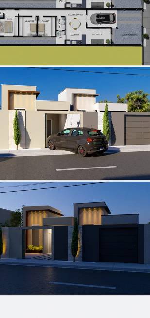 Foto 1 de Casa com 2 Quartos à venda, 103m² em Jibran El Hadj, Anápolis