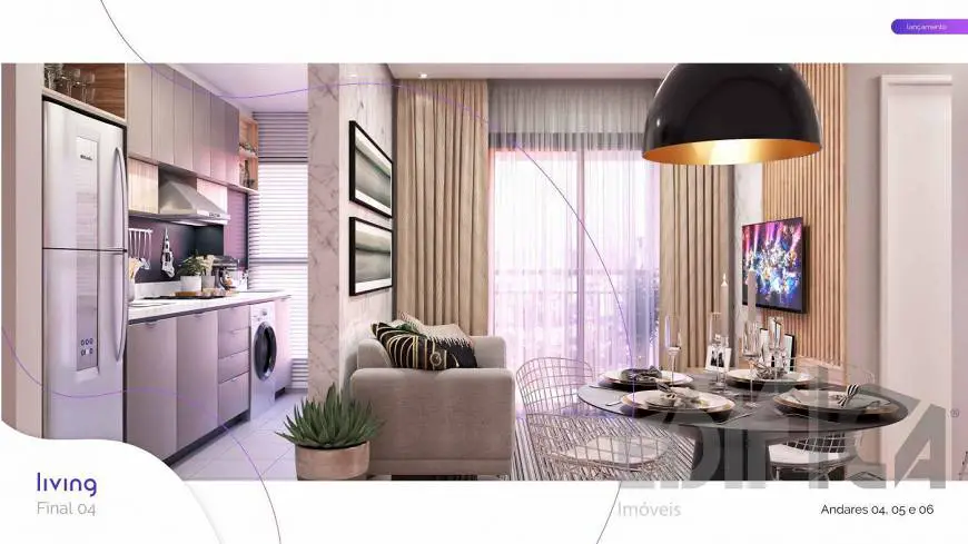 Foto 1 de Apartamento com 2 Quartos à venda, 59m² em Novo Mundo, Curitiba