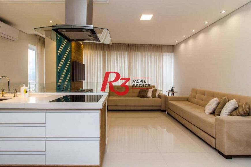 Foto 3 de Apartamento com 1 Quarto à venda, 68m² em Aparecida, Santos