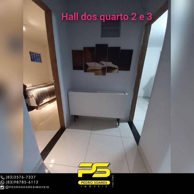 Foto 1 de Apartamento com 3 Quartos à venda, 110m² em Bairro das Indústrias, João Pessoa