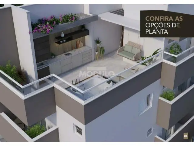 Foto 2 de Apartamento com 1 Quarto à venda, 52m² em Santa Mônica, Uberlândia