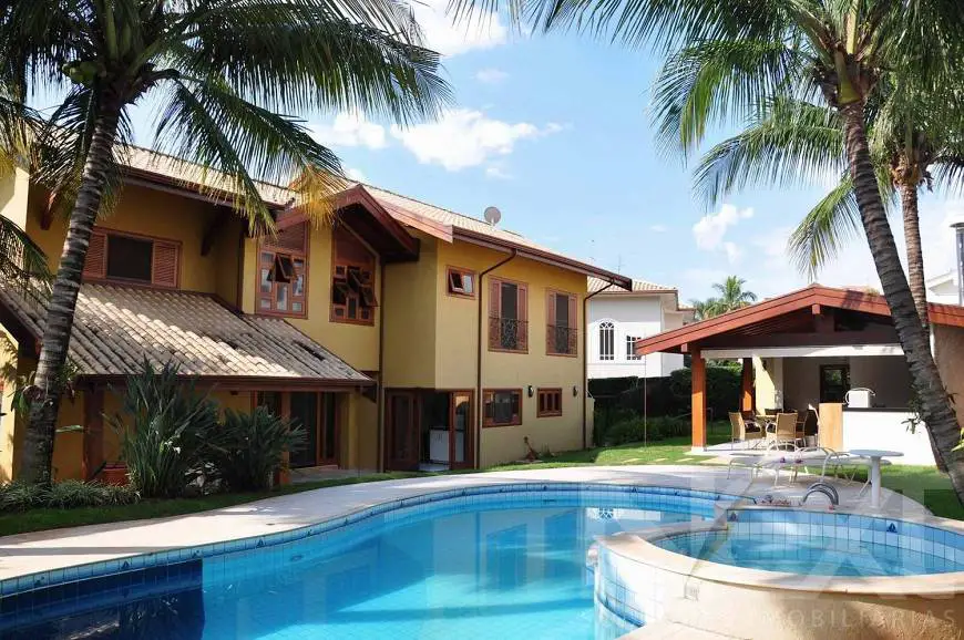 Foto 1 de Casa de Condomínio com 4 Quartos à venda, 441m² em Loteamento Alphaville Campinas, Campinas