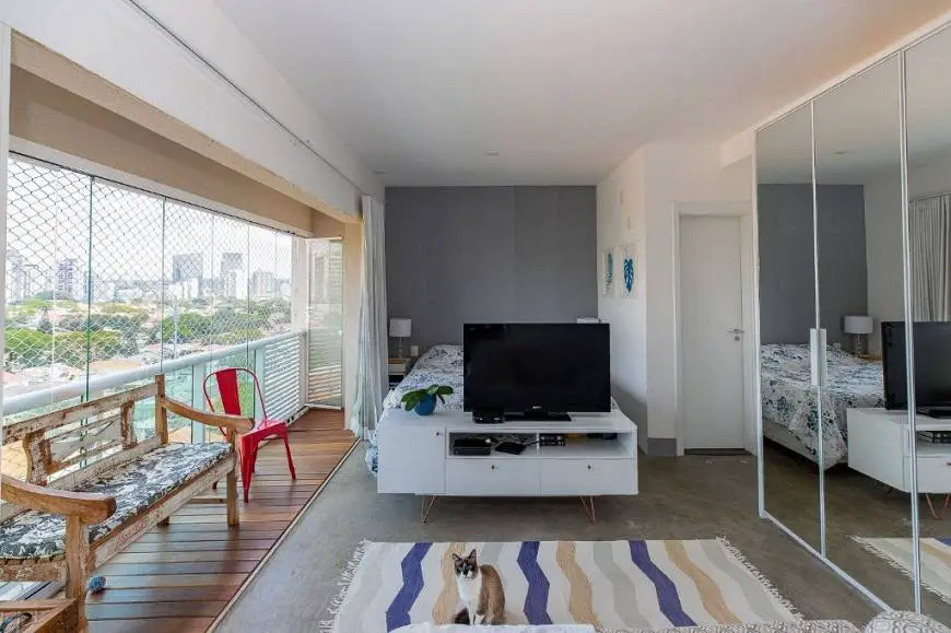 Foto 1 de Apartamento com 1 Quarto à venda, 57m² em Brooklin, São Paulo