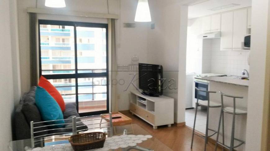 Foto 1 de Apartamento com 1 Quarto à venda, 54m² em Parque Residencial Aquarius, São José dos Campos