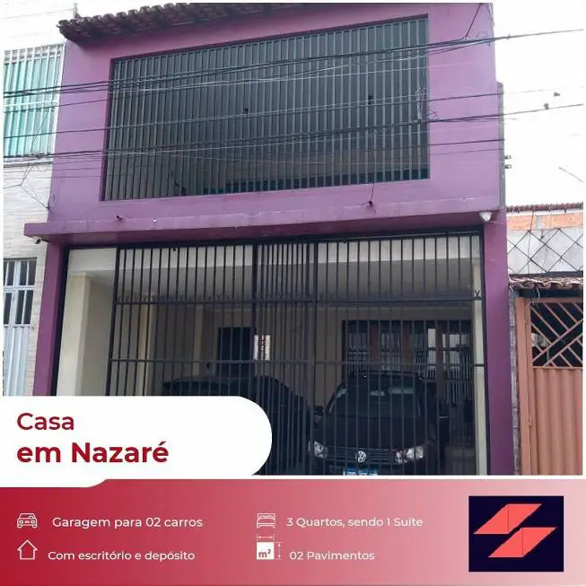 Foto 1 de Casa com 3 Quartos à venda, 200m² em Nazaré, Belém