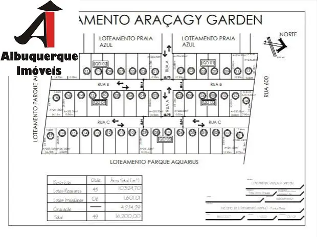 Foto 1 de Lote/Terreno à venda, 16200m² em Aracagi, São Luís