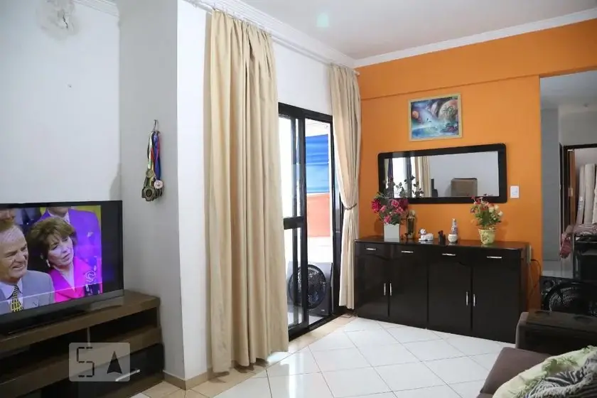 Foto 1 de Apartamento com 1 Quarto para alugar, 54m² em Boqueirão, Praia Grande
