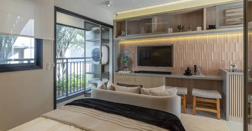 Foto 1 de Apartamento com 1 Quarto à venda, 46m² em Mirandópolis, São Paulo