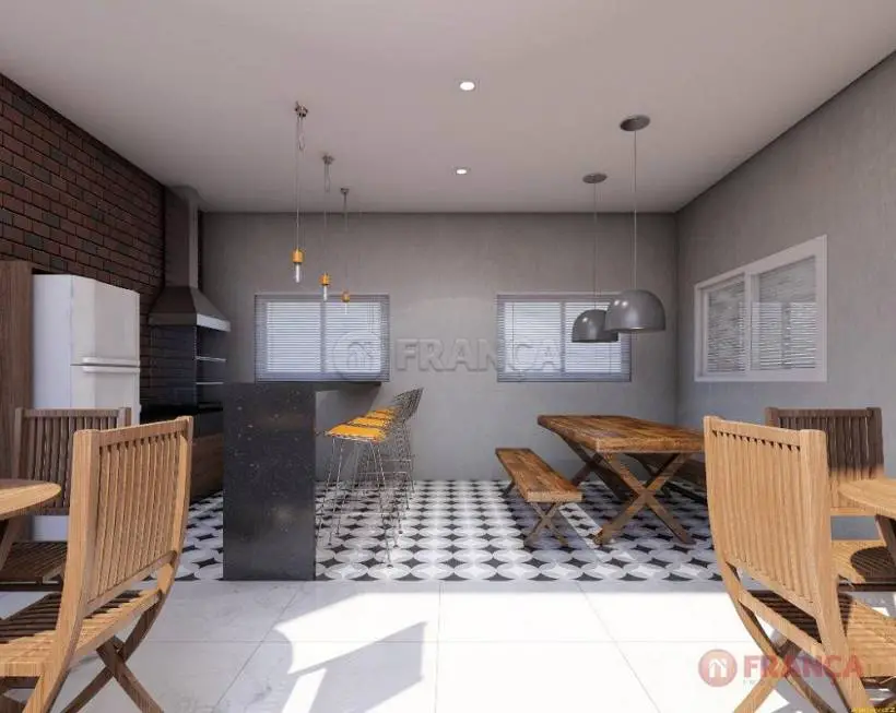 Foto 4 de Apartamento com 2 Quartos à venda, 65m² em Loteamento Villa Branca, Jacareí