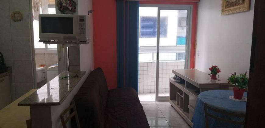 Foto 1 de Apartamento com 1 Quarto à venda, 43m² em Cidade Ocian, Praia Grande