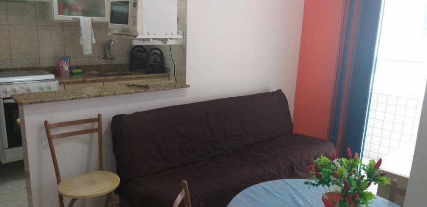 Foto 4 de Apartamento com 1 Quarto à venda, 43m² em Cidade Ocian, Praia Grande