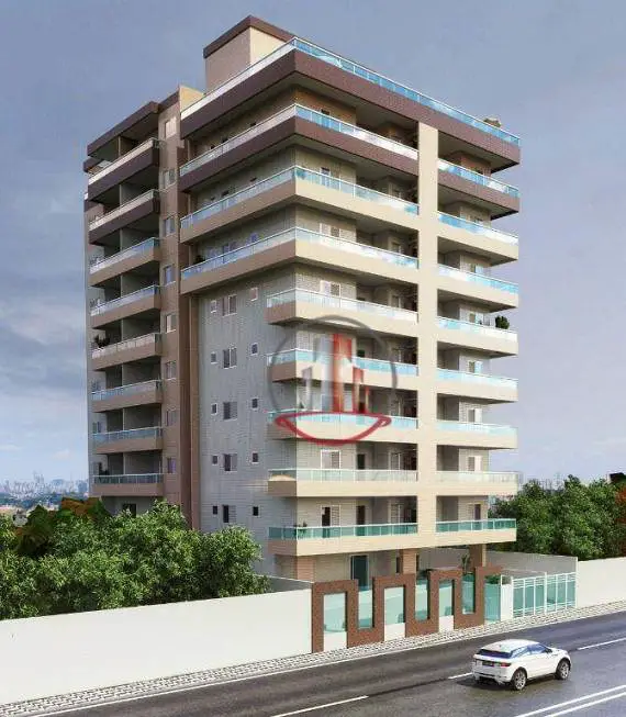 Foto 1 de Apartamento com 1 Quarto à venda, 43m² em Mirim, Praia Grande
