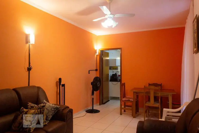 Foto 1 de Apartamento com 2 Quartos para alugar, 74m² em Canto do Forte, Praia Grande