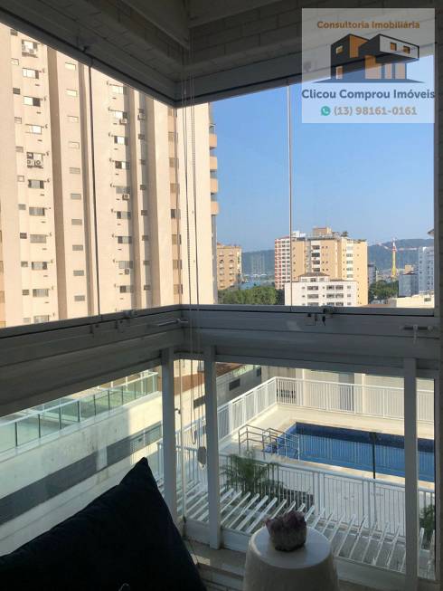 Foto 4 de Apartamento com 1 Quarto à venda, 60m² em Ponta da Praia, Santos