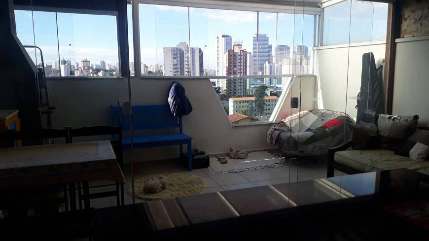 Foto 1 de Cobertura com 2 Quartos à venda, 76m² em Vila Scarpelli, Santo André
