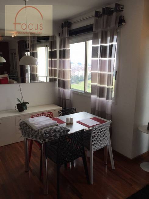 Foto 3 de Apartamento com 1 Quarto para alugar, 58m² em Paraíso do Morumbi, São Paulo