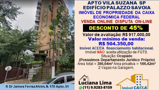 Foto 1 de Apartamento com 1 Quarto à venda, 186m² em Vila Suzana, São Paulo