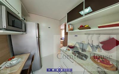 Foto 5 de Apartamento com 2 Quartos à venda, 45m² em Jardim Utinga, Santo André
