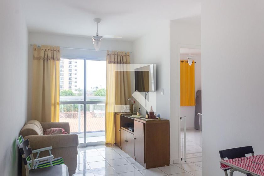 Foto 1 de Apartamento com 2 Quartos para alugar, 55m² em Vila Caicara, Praia Grande