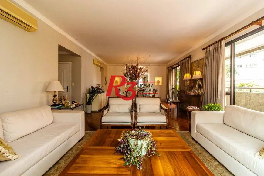 Foto 2 de Apartamento com 4 Quartos para alugar, 398m² em Boqueirão, Santos