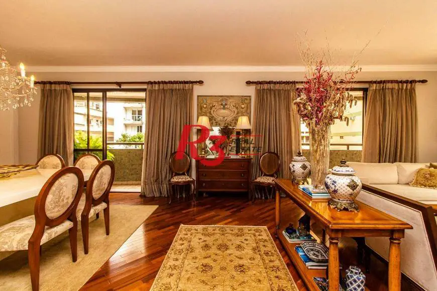 Foto 5 de Apartamento com 4 Quartos para alugar, 398m² em Boqueirão, Santos