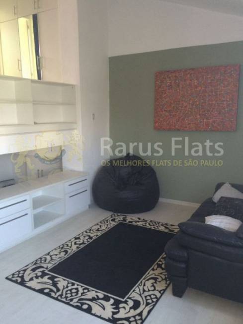 Foto 1 de Flat com 1 Quarto para alugar, 70m² em Morumbi, São Paulo