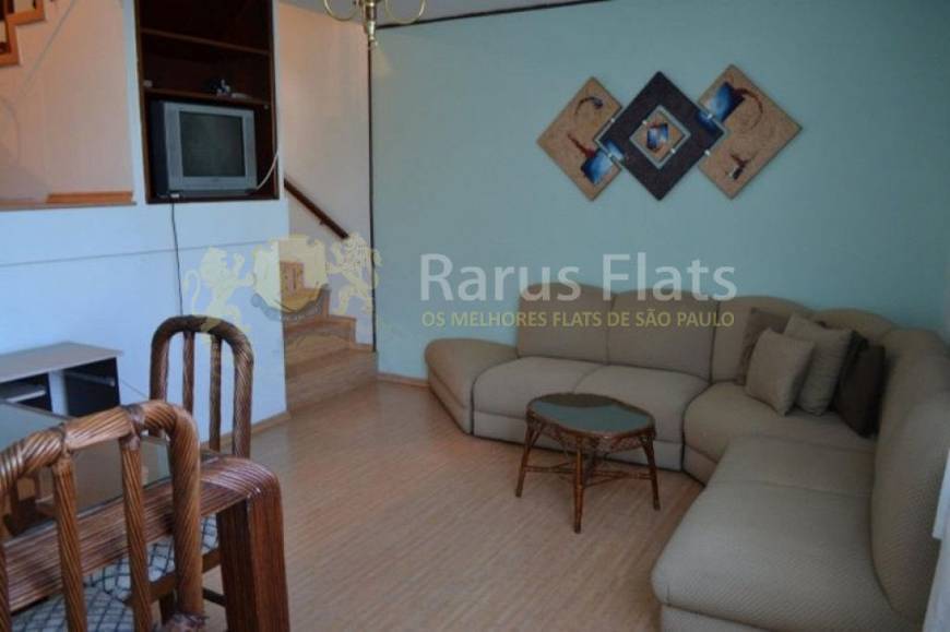 Foto 1 de Flat com 1 Quarto para alugar, 70m² em Morumbi, São Paulo