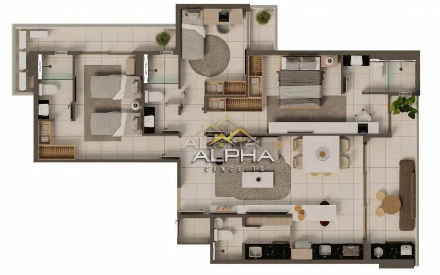 Foto 3 de Apartamento com 3 Quartos à venda, 109m² em Meireles, Fortaleza