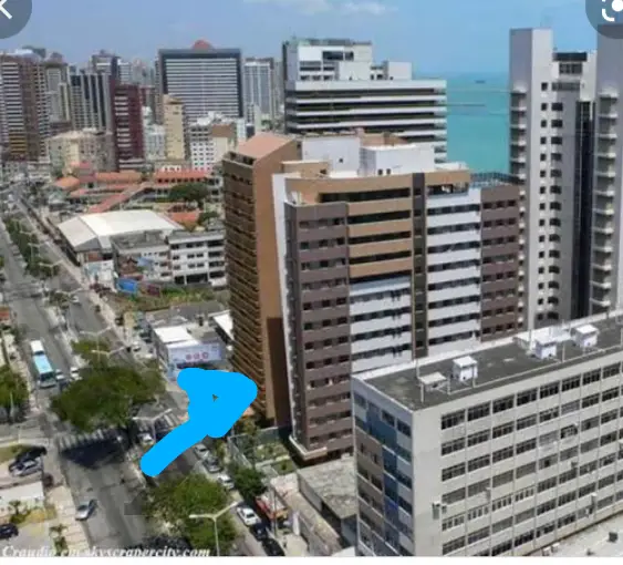 Foto 2 de Apartamento com 2 Quartos para alugar, 55m² em Meireles, Fortaleza