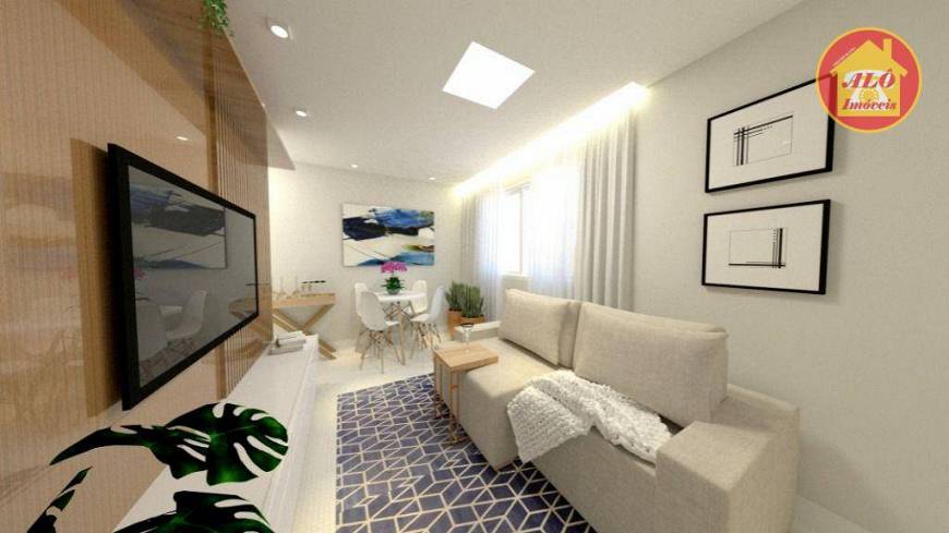 Foto 1 de Casa de Condomínio com 2 Quartos à venda, 67m² em Balneario Japura, Praia Grande