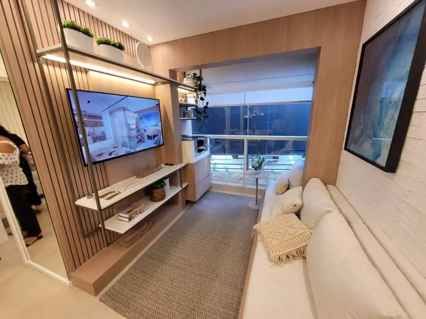 Foto 1 de Apartamento com 2 Quartos à venda, 40m² em Catiapoa, São Vicente