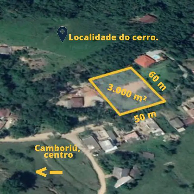 Foto 1 de Lote/Terreno à venda, 3000m² em Lidia Duarte, Camboriú