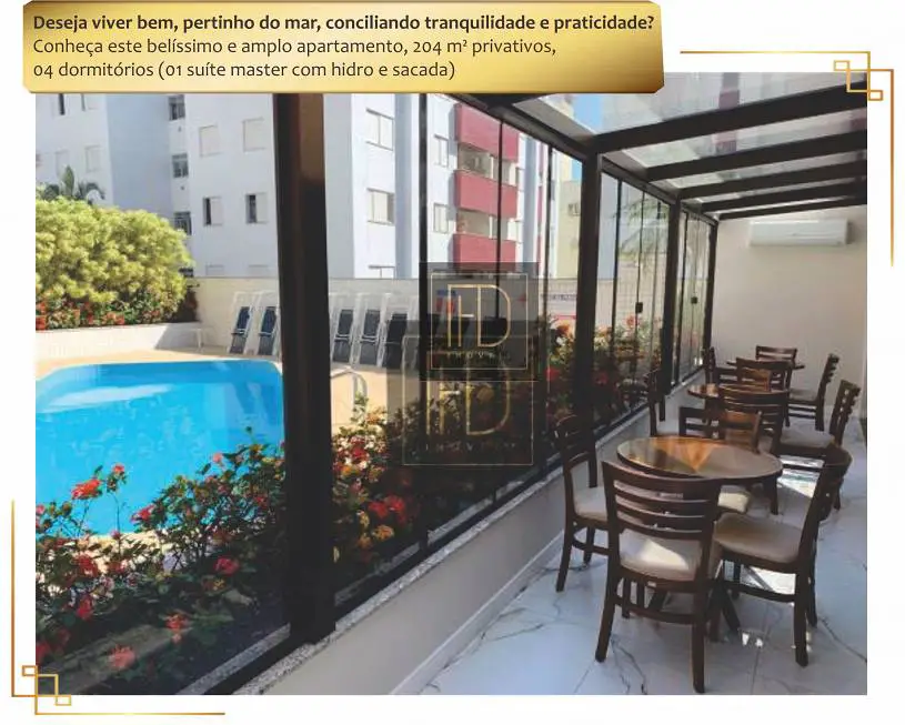 Foto 1 de Apartamento com 4 Quartos à venda, 204m² em Bom Abrigo, Florianópolis
