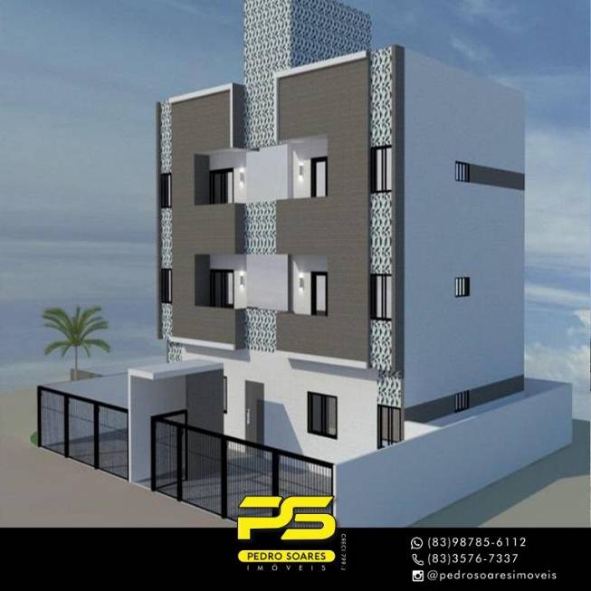 Foto 1 de Apartamento com 2 Quartos à venda, 52m² em Cruz das Armas, João Pessoa