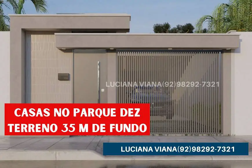 Foto 1 de Casa com 3 Quartos à venda, 78m² em Parque Dez de Novembro, Manaus