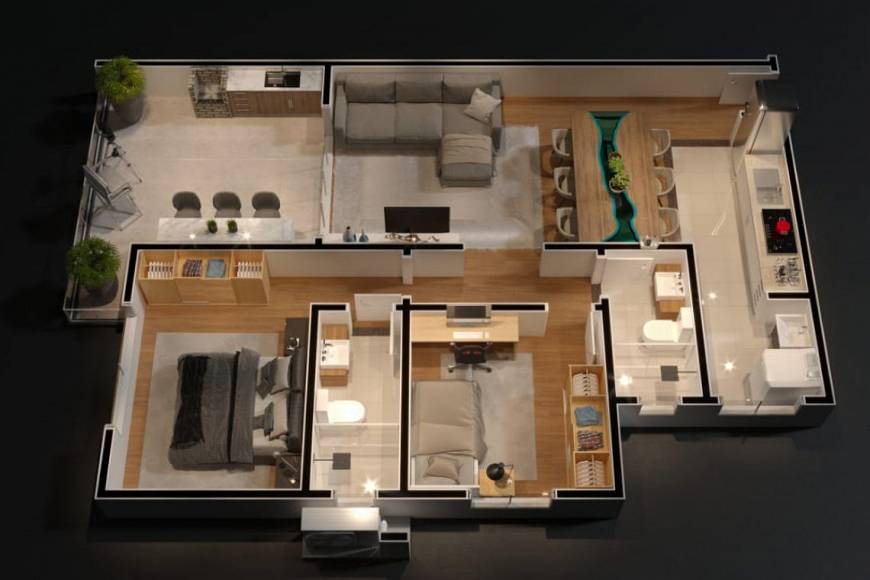 Foto 4 de Apartamento com 4 Quartos à venda, 262m² em Caioba, Matinhos
