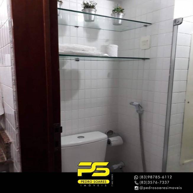 Foto 2 de Apartamento com 1 Quarto para alugar, 38m² em Tambaú, João Pessoa