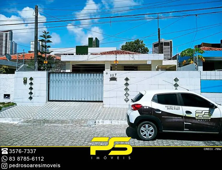 Foto 1 de Casa com 3 Quartos para alugar, 300m² em Pedro Gondim, João Pessoa