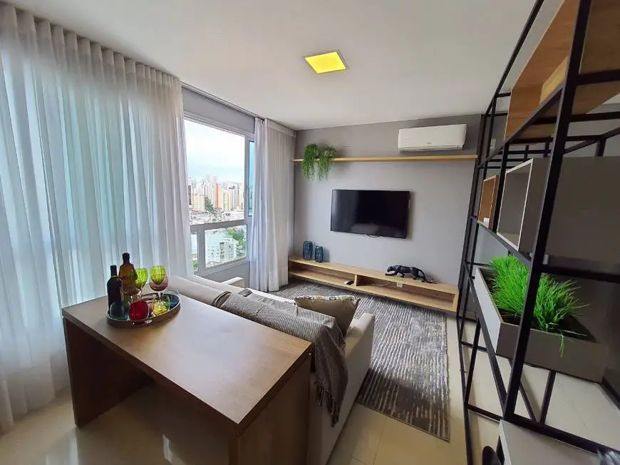 Foto 3 de Flat com 1 Quarto para alugar, 68m² em Setor Bueno, Goiânia