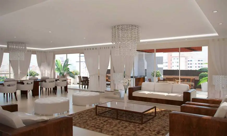 Foto 2 de Apartamento com 3 Quartos à venda, 110m² em Campo Grande, Santos