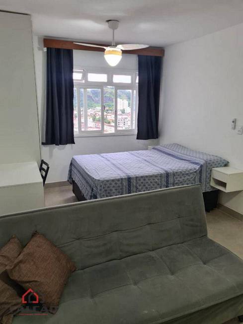 Foto 2 de Apartamento com 1 Quarto à venda, 30m² em Gonzaguinha, São Vicente