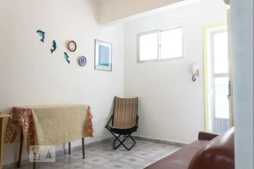 Foto 1 de Apartamento com 1 Quarto para alugar, 45m² em Vila Guilhermina, Praia Grande