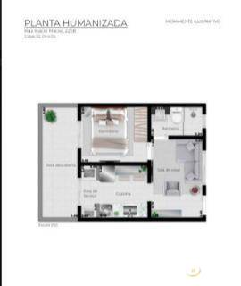 Foto 4 de Apartamento com 1 Quarto à venda, 29m² em Vila Jacuí, São Paulo