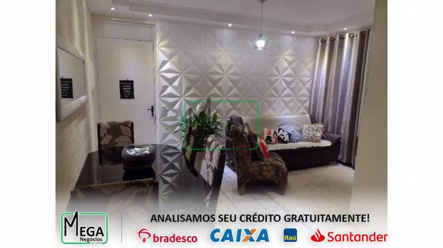 Foto 1 de Apartamento com 2 Quartos à venda, 49m² em Vila Nogueira, Diadema
